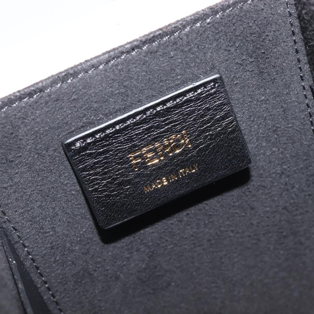 Fendi Logo Vertical Box Leather, Pink, Leather, Crossbody Bag