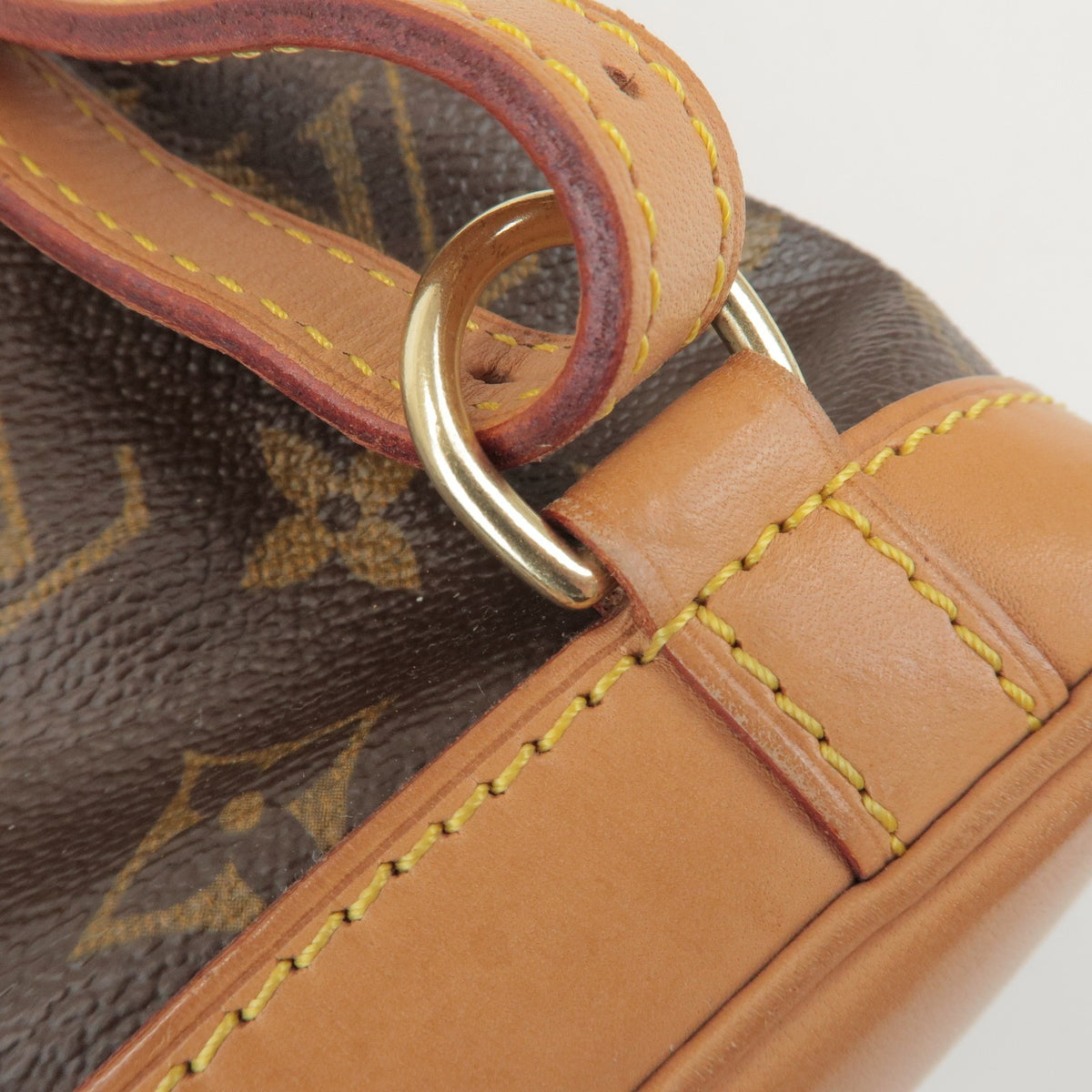 Louis Vuitton Vintage Montsouris Monogram Canvas, Brown, Canvas, Backpack