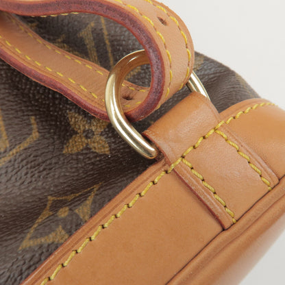 Louis Vuitton Vintage Montsouris Monogram Canvas, Brown, Canvas, Backpack