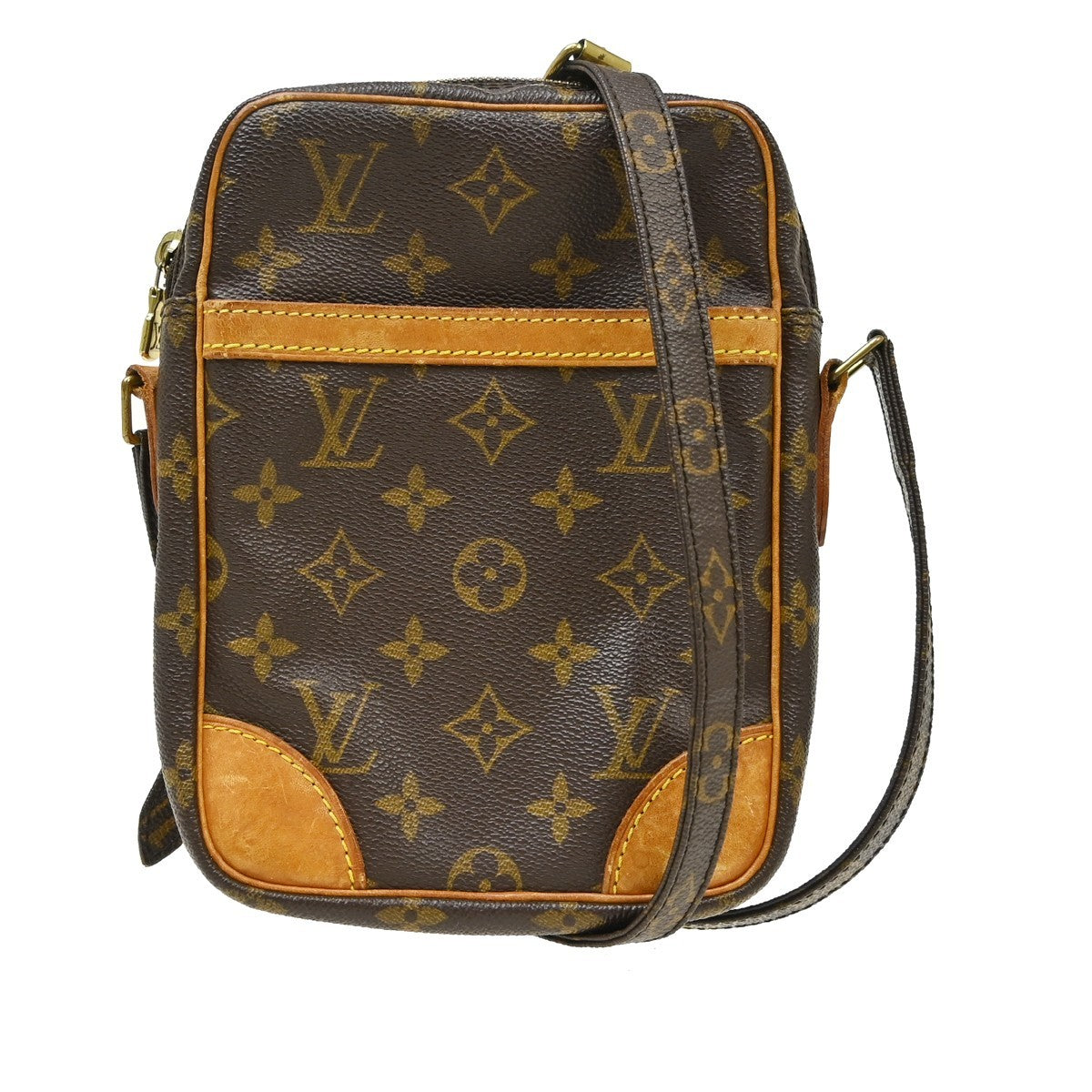 Louis Vuitton Danube Monogram Canvas, Brown, Canvas, Handbag