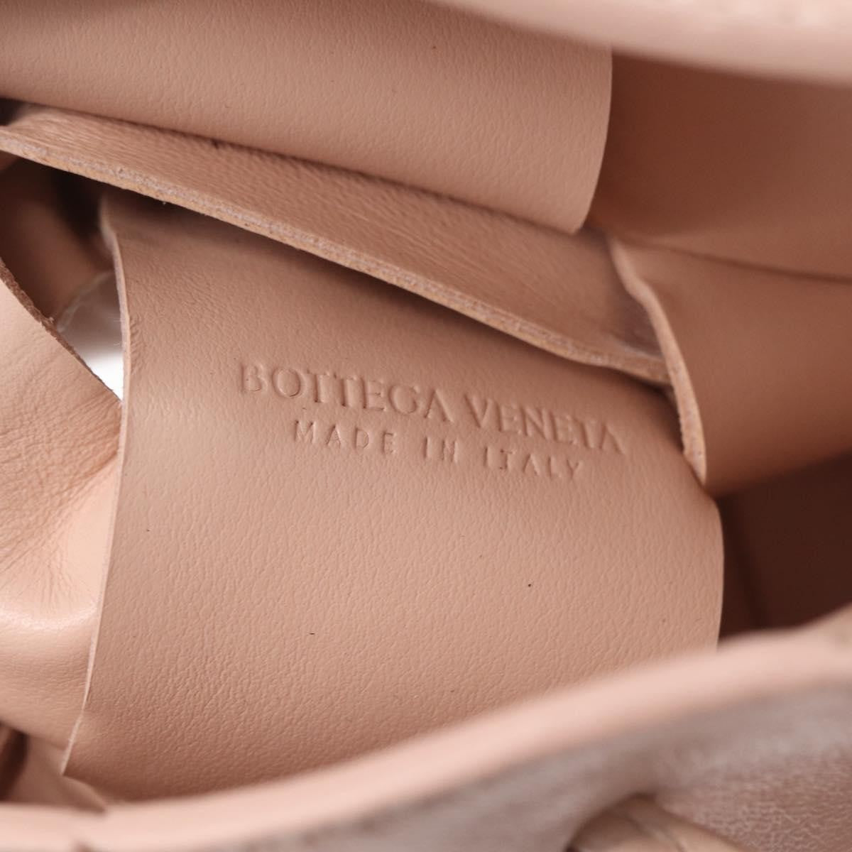 Bottega Veneta Cassette Bucket Maxi Intrecciato Leather, Pink, Leather, Handbag