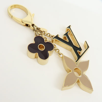 Louis Vuitton Fleur de Monogram Bag Charm Metal, Gold, Metal, Charm