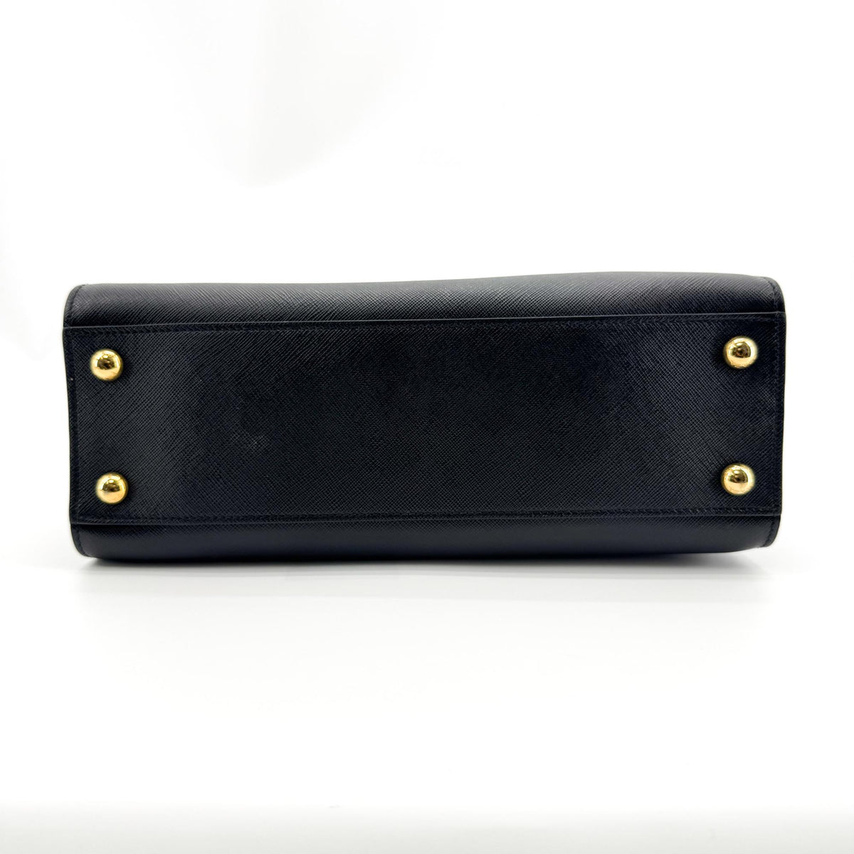 Prada saffiano tote Leather, Black, Leather, Tote Bag