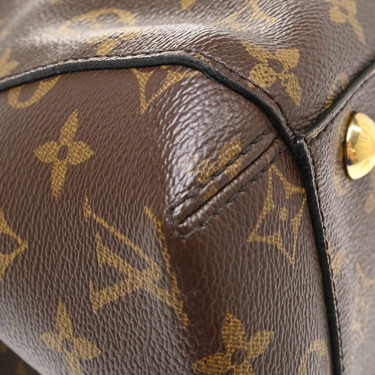 Louis Vuitton Montaigne Monogram Canvas, Brown, Canvas, Handbag