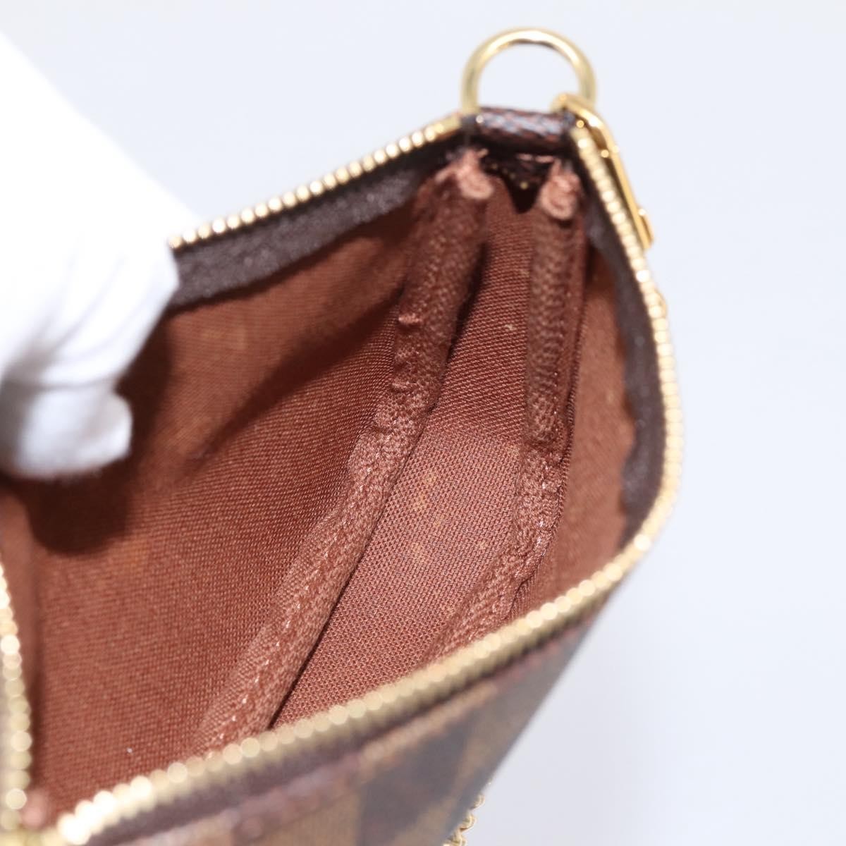 Louis Vuitton Pochette Accessoires Limited Edition Damier, Brown, Canvas, Clutch