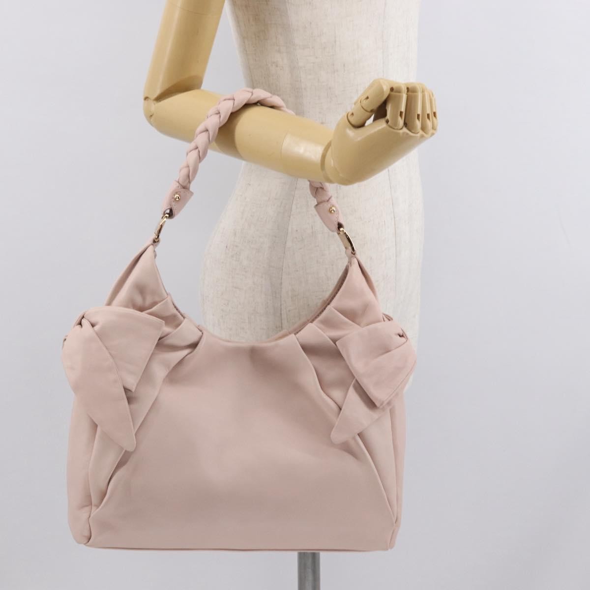 Salvatore Ferragamo Vala Leather, Pink, Leather, Shoulder Bag