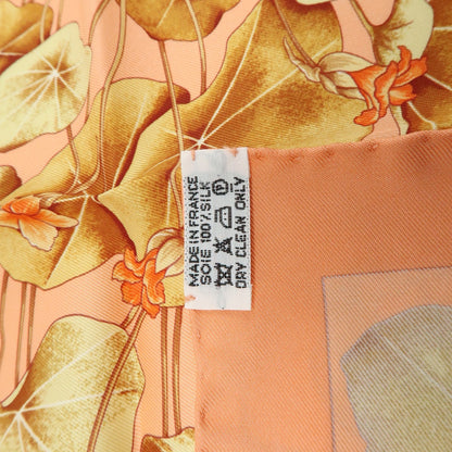 Hermes Carré 45 Les Capucines 100% Silk, Multicolour, Silk, Scarf