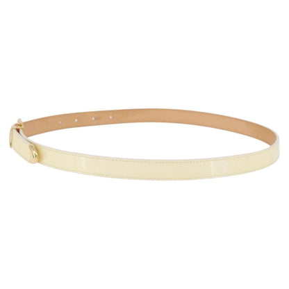 Louis Vuitton Vernis Belt LV Monogram Vernis, Beige, Patent Leather, Belt
