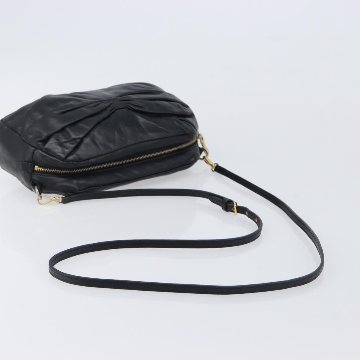 Miu Miu Shoulder Matelasse Leather, Black, Leather, Shoulder Bag