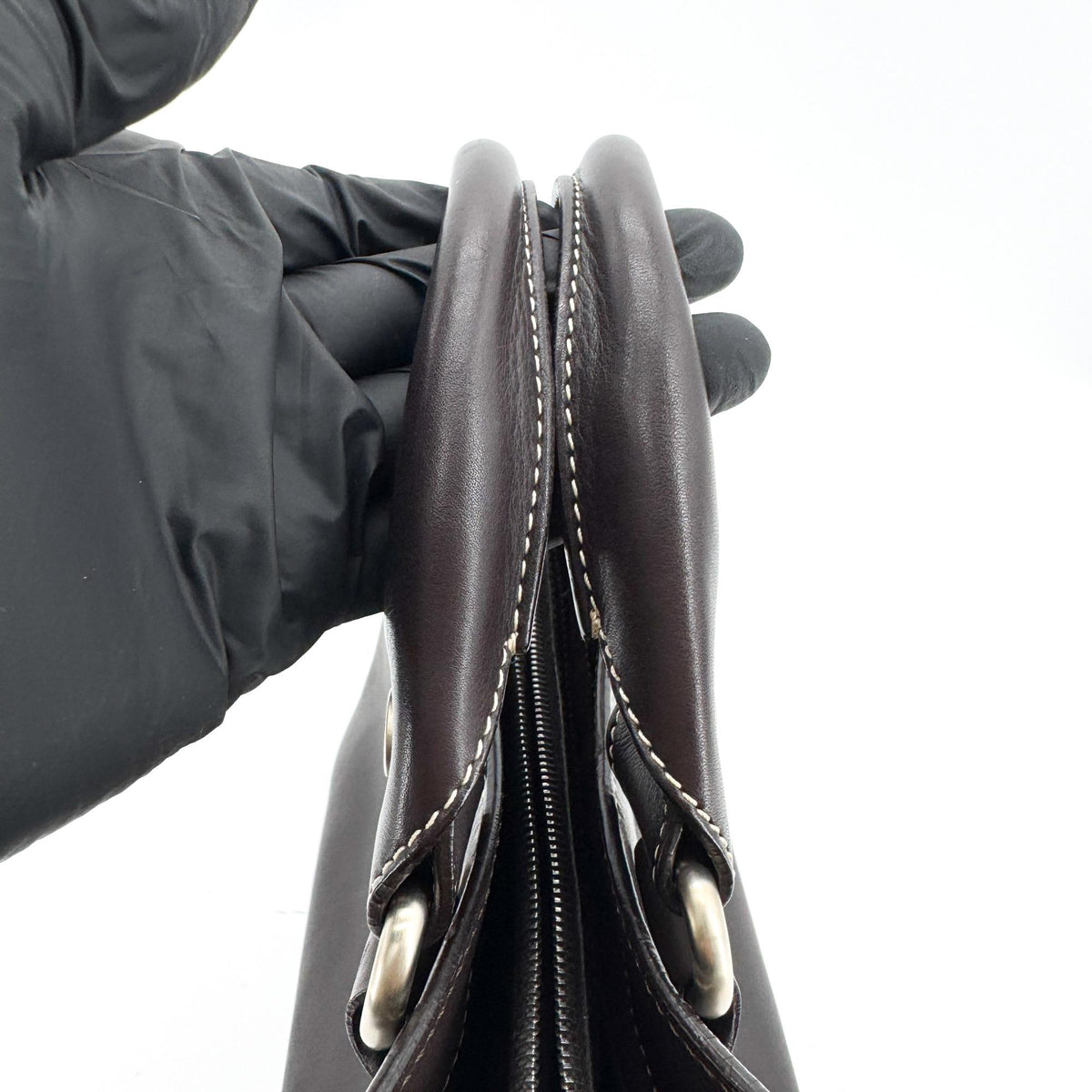 Celine Boogie Calfskin, Black, Leather, Handbag