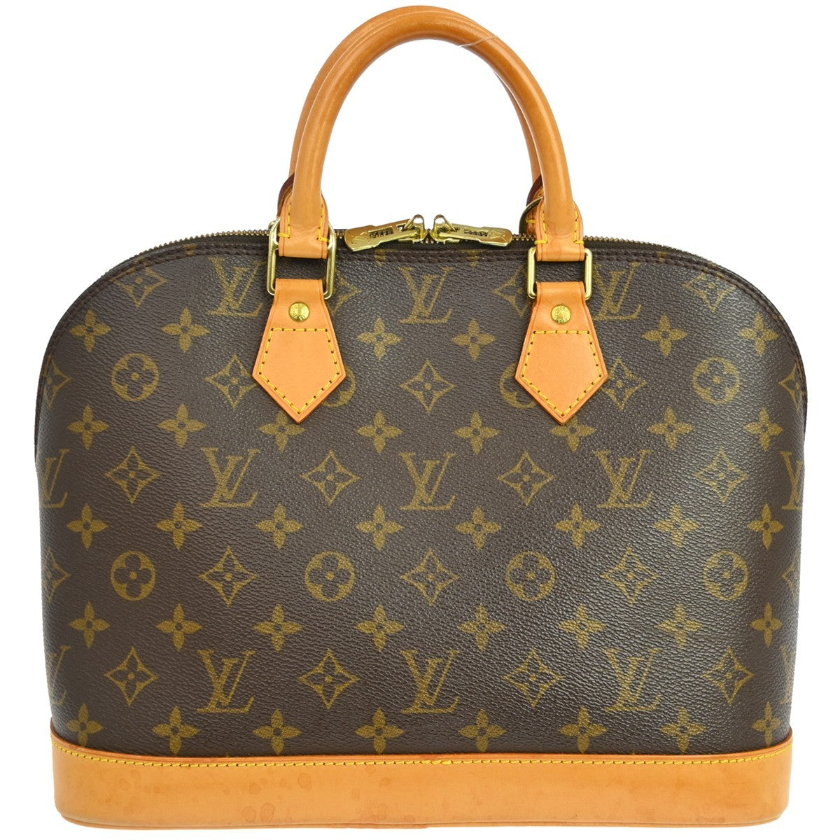Louis Vuitton Alma Monogram, Brown, Canvas, Handbag