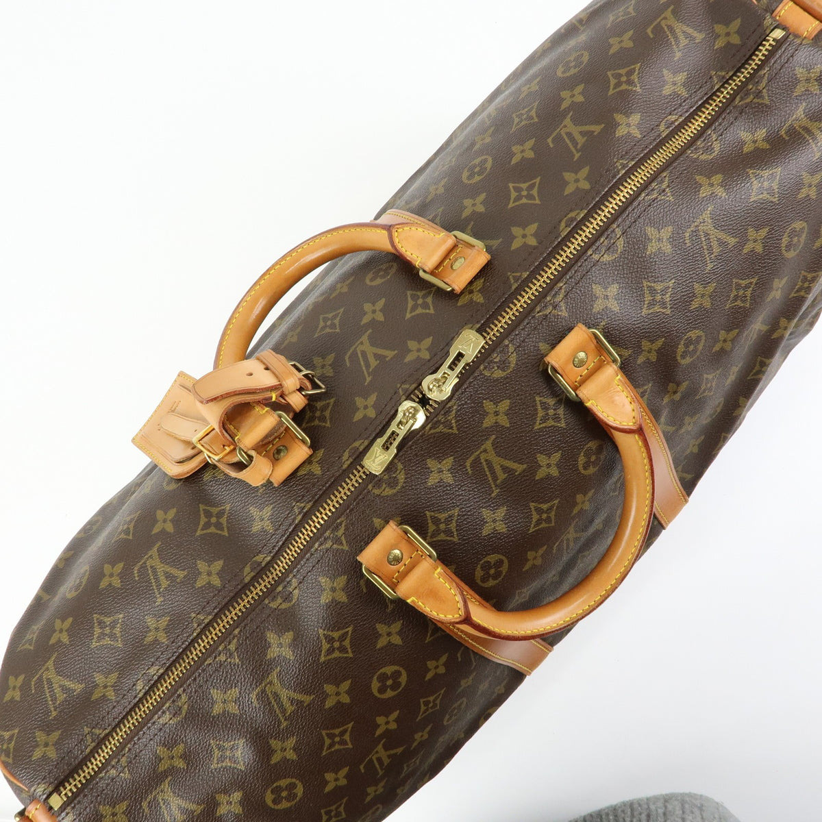 Louis Vuitton Keepall Bandouliere Monogram Canvas, Brown, Canvas, Travel Bag