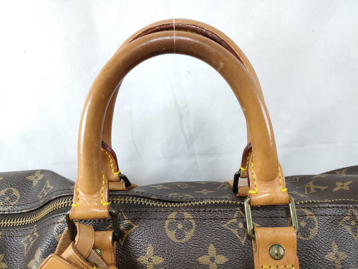 Louis Vuitton Keepall Monogram Canvas, Brown, Canvas, Travel Bag