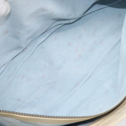 Bottega Veneta Belted Cabas Tote Intrecciato Nappa with Stitched Detail, White, Leather, Tote Bag