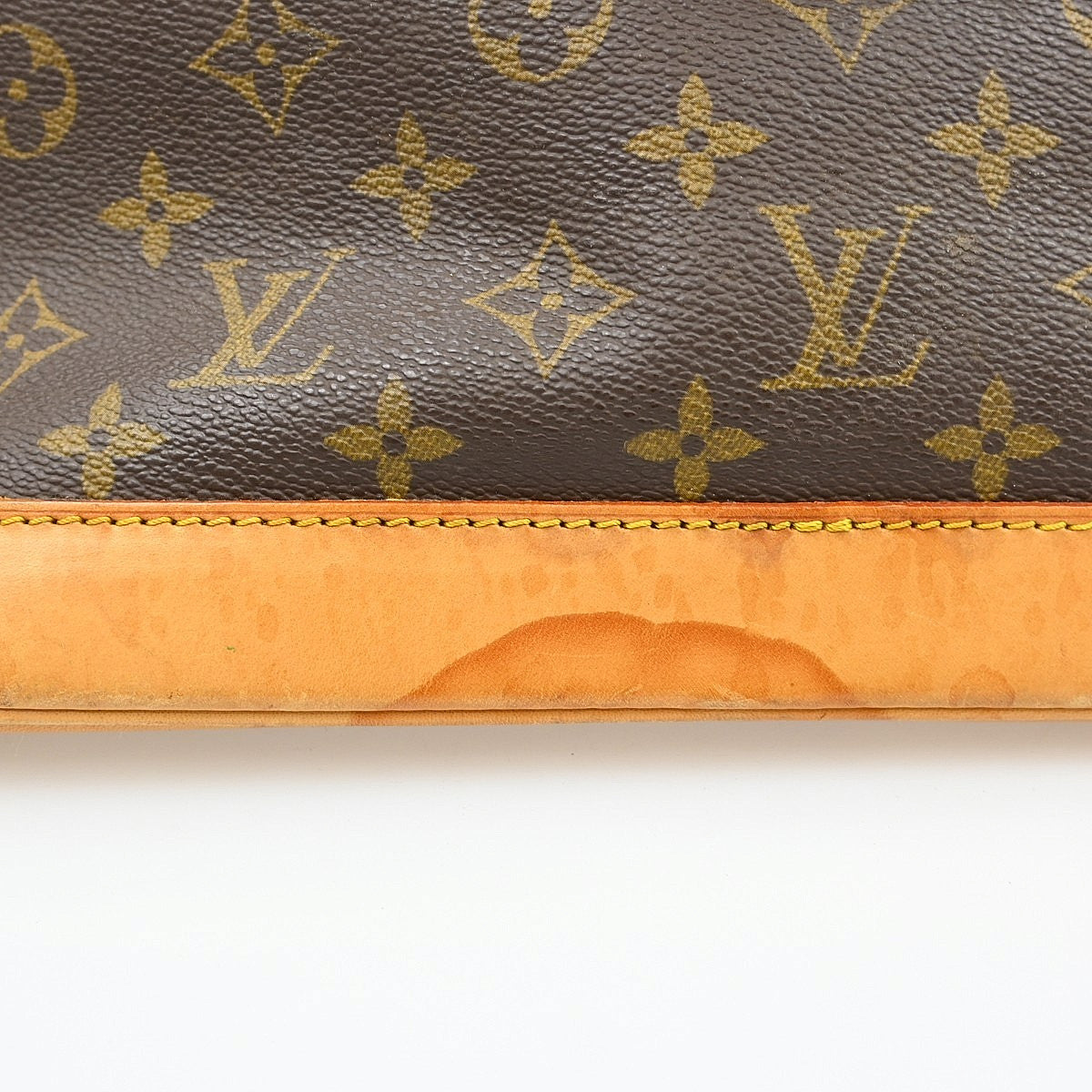 Louis Vuitton Alma Monogram, Brown, Canvas, Handbag
