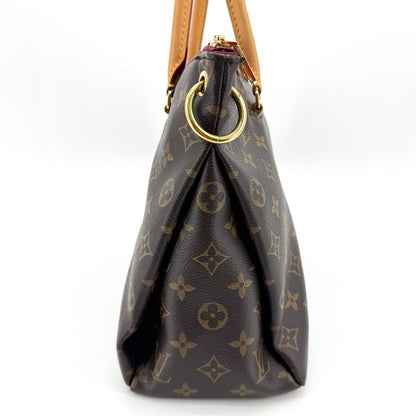 Louis Vuitton Pallas Shopper Monogram Canvas and Calfskin, Brown, Canvas, Tote Bag