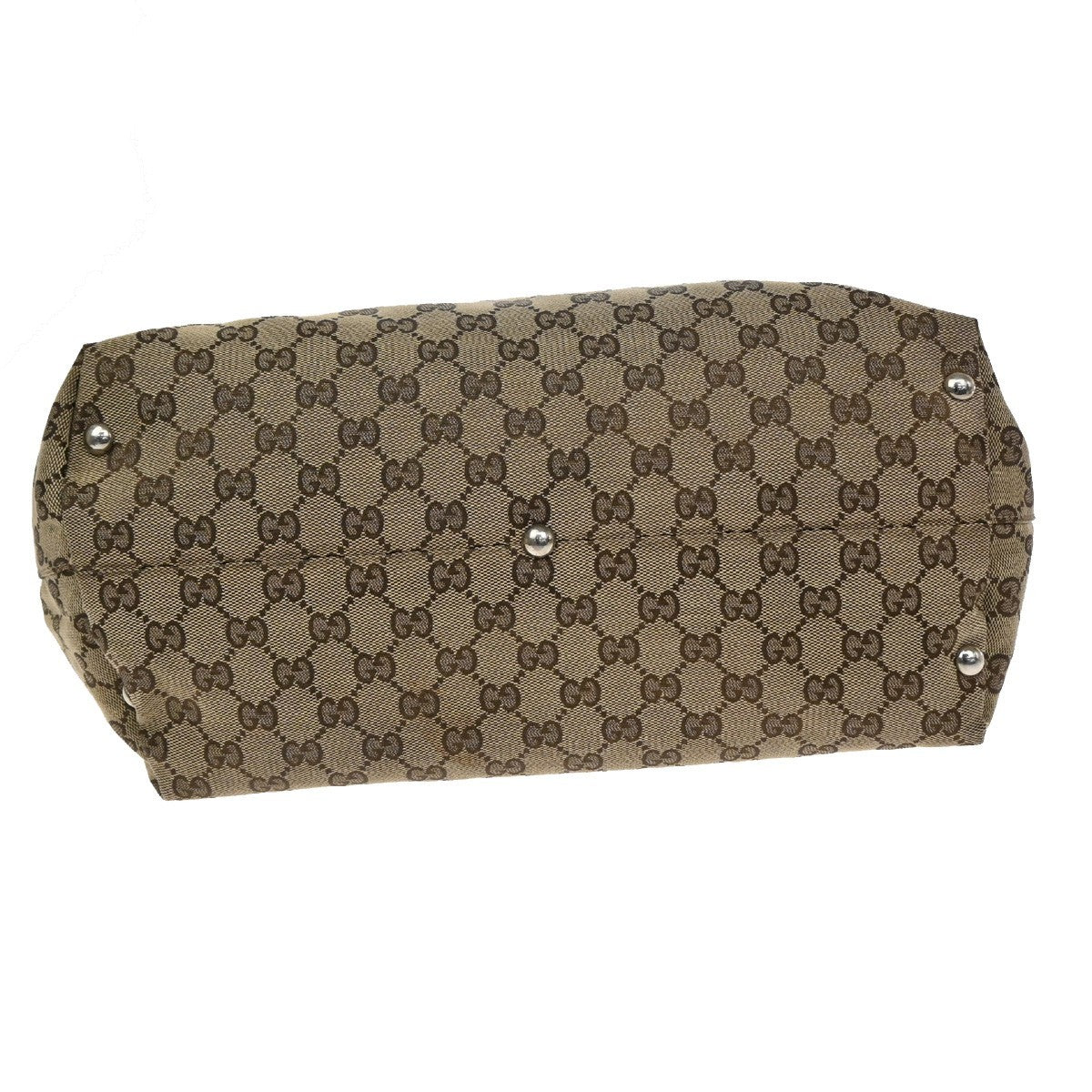 Gucci Icon Bit GG Canvas, Brown, Canvas, Tote Bag