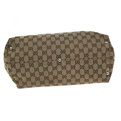 Gucci Icon Bit GG Canvas, Brown, Canvas, Tote Bag