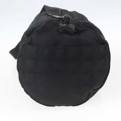 Chanel Travel Line Boston Nylon, Black, Nylon, Travel Bag