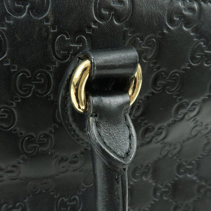 Gucci Soft Signature Convertible Top Handle Guccissima Leather, Black, Leather, Handbag