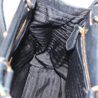 Prada Tote Leather, Black, Leather, Tote Bag