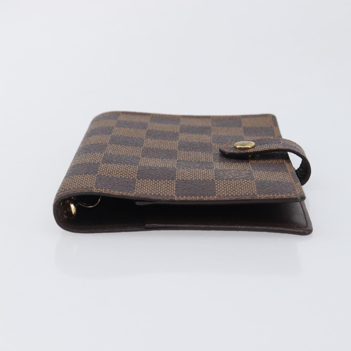 Louis Vuitton Ring Agenda Cover Damier, Brown, Canvas, Briefcase