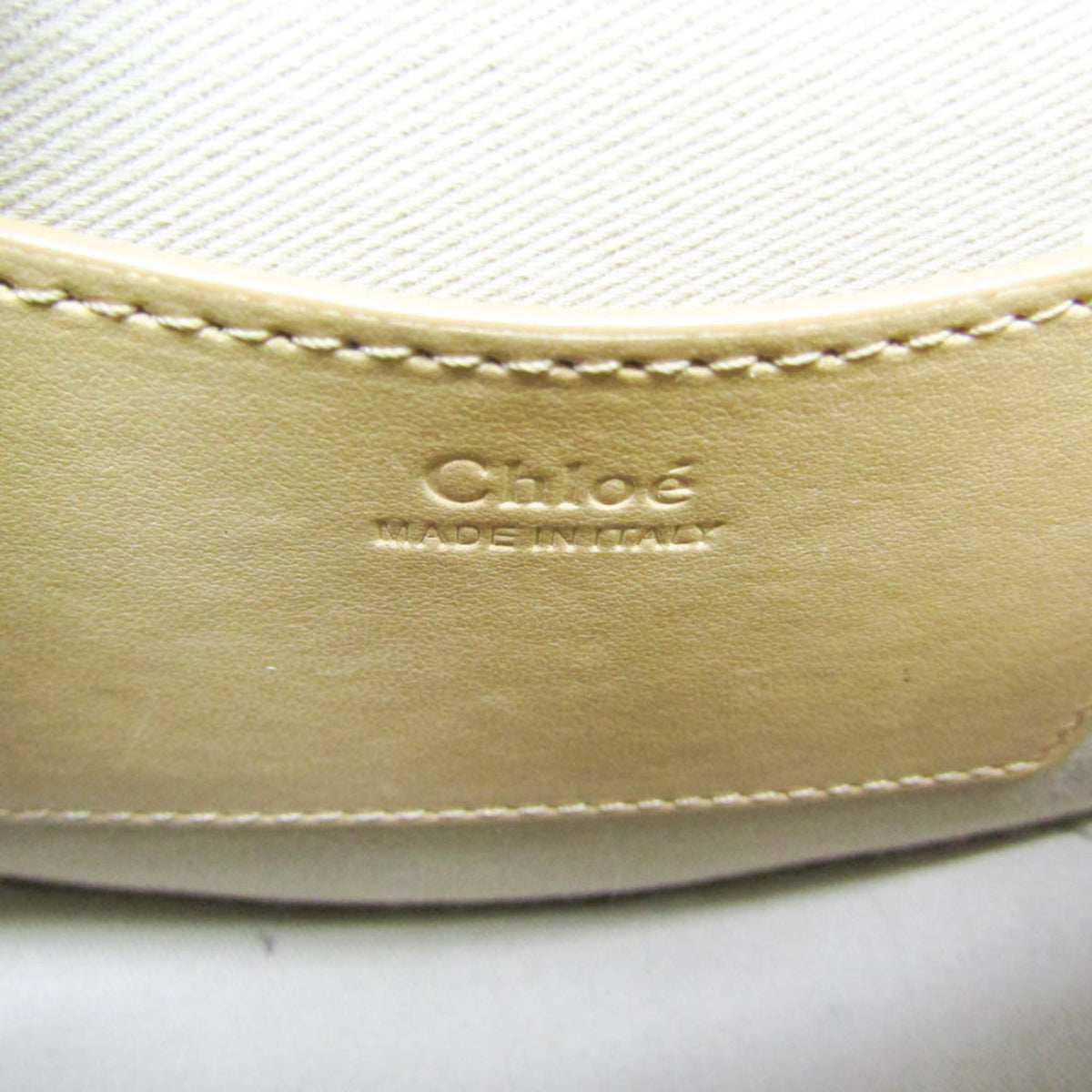 Chloe Tess Suede with Leather, Beige, Leather, Handbag