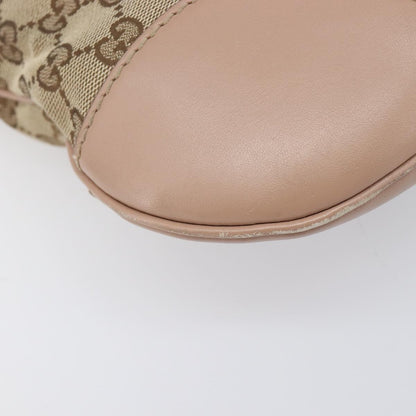 Gucci Mayfair Messenger GG Canvas and Leather, Beige, Canvas, Shoulder Bag