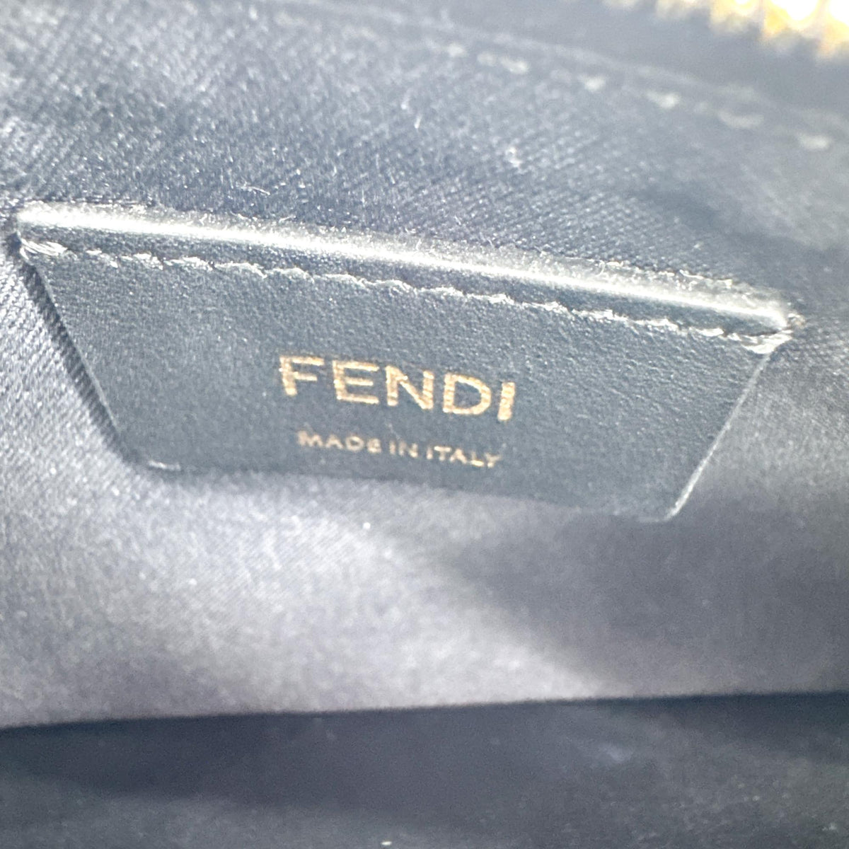 Fendi F Is Fendi Envelope Chain Clutch Leather, Black, Leather, Clutch