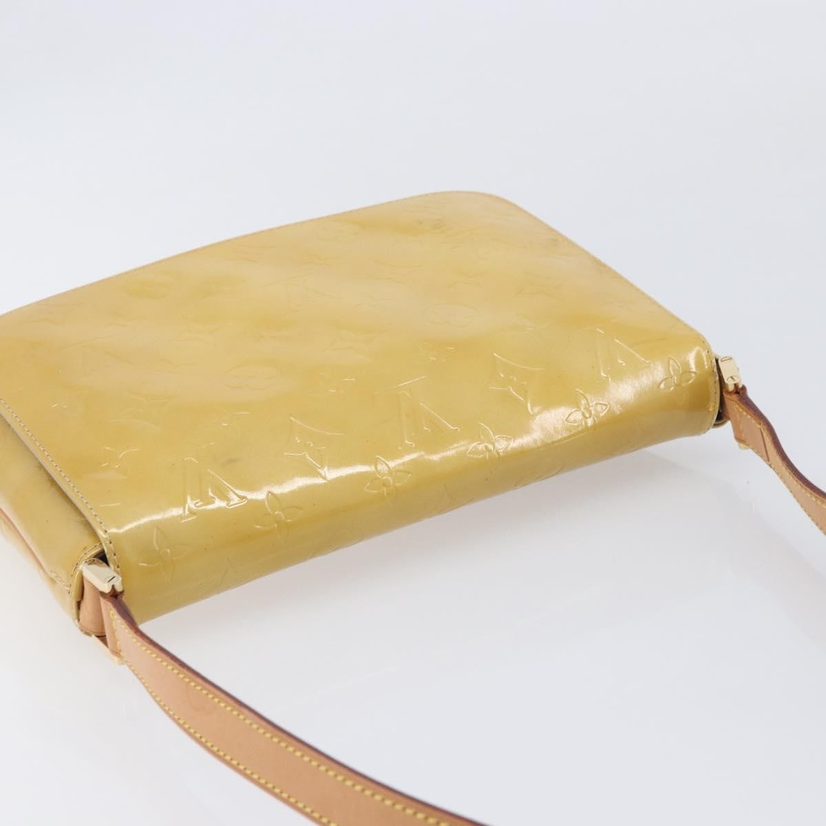 Louis Vuitton Thompson Street Monogram Vernis, Beige, Patent Leather, Shoulder Bag
