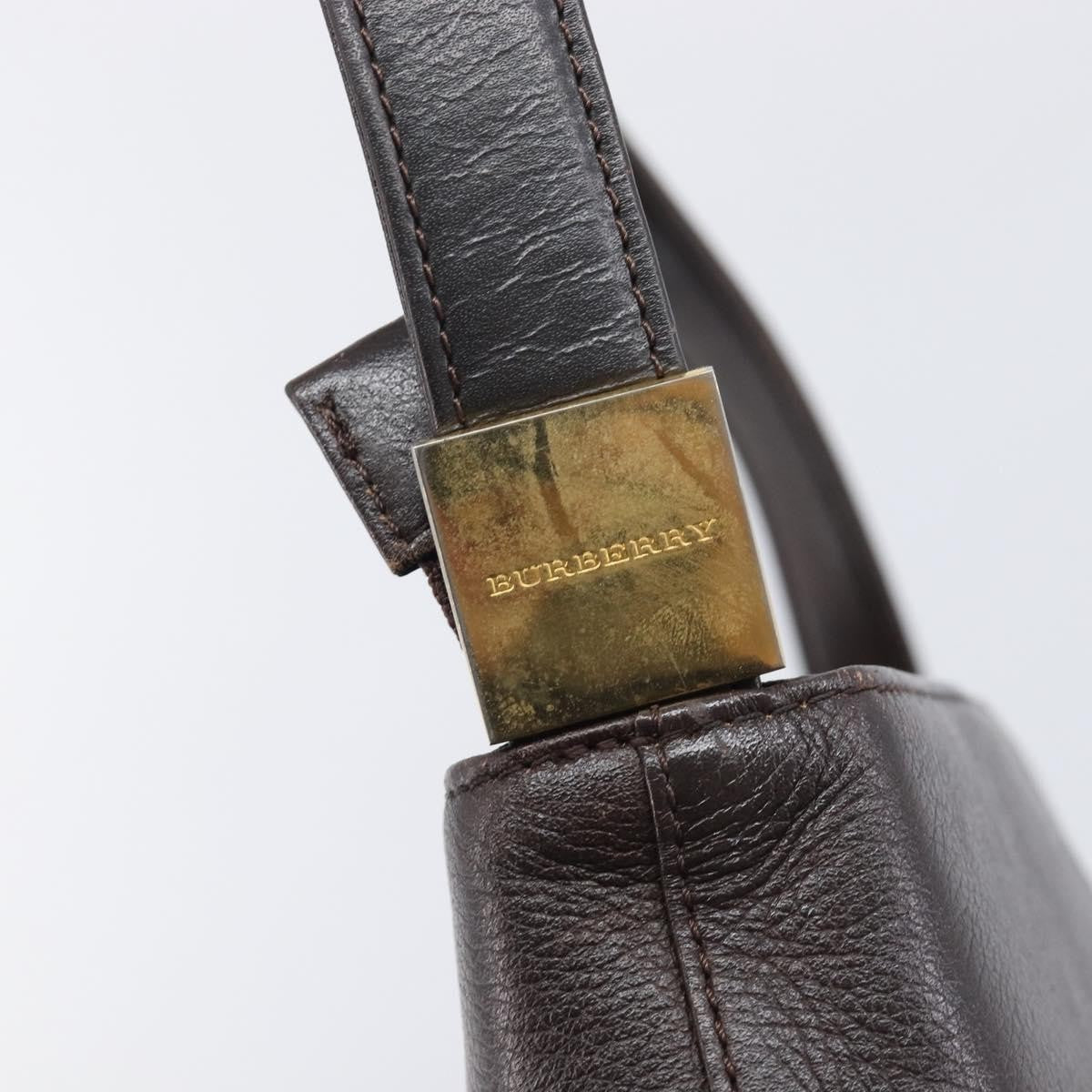 Burberry Shoulder Bag Leather, Brown, Leather, Shoulder Bag