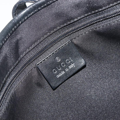 Gucci Jackie O Hobo GG Canvas with Leather, Black, Canvas, Shoulder Bag
