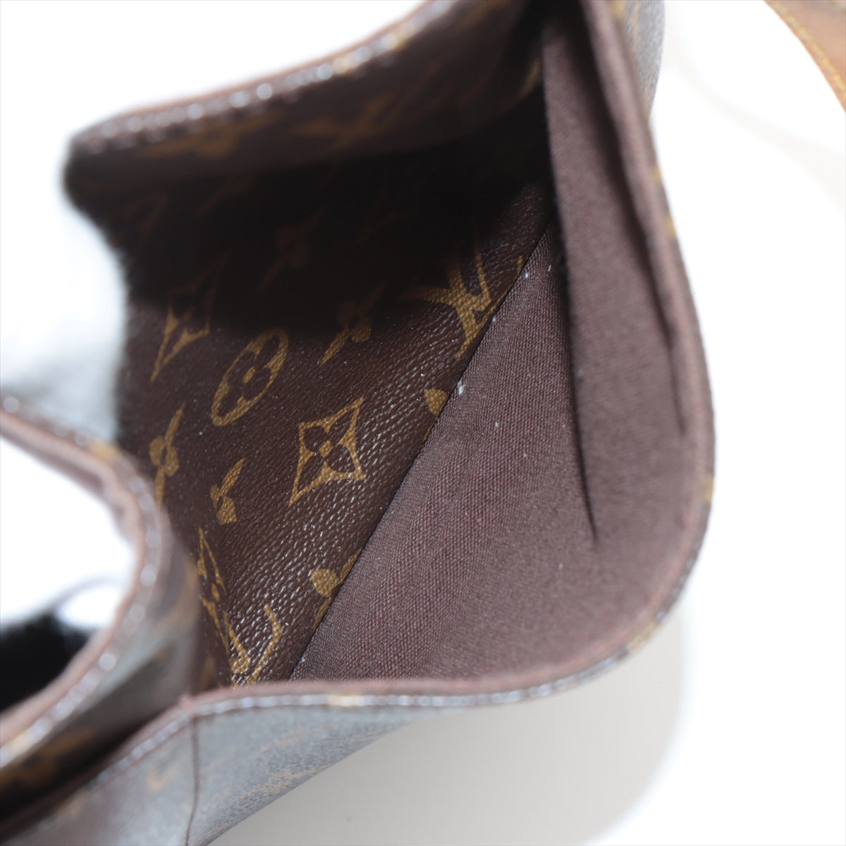 Louis Vuitton Menilmontant Handbag Monogram Canvas, BROWN, CANVAS, Crossbody bag