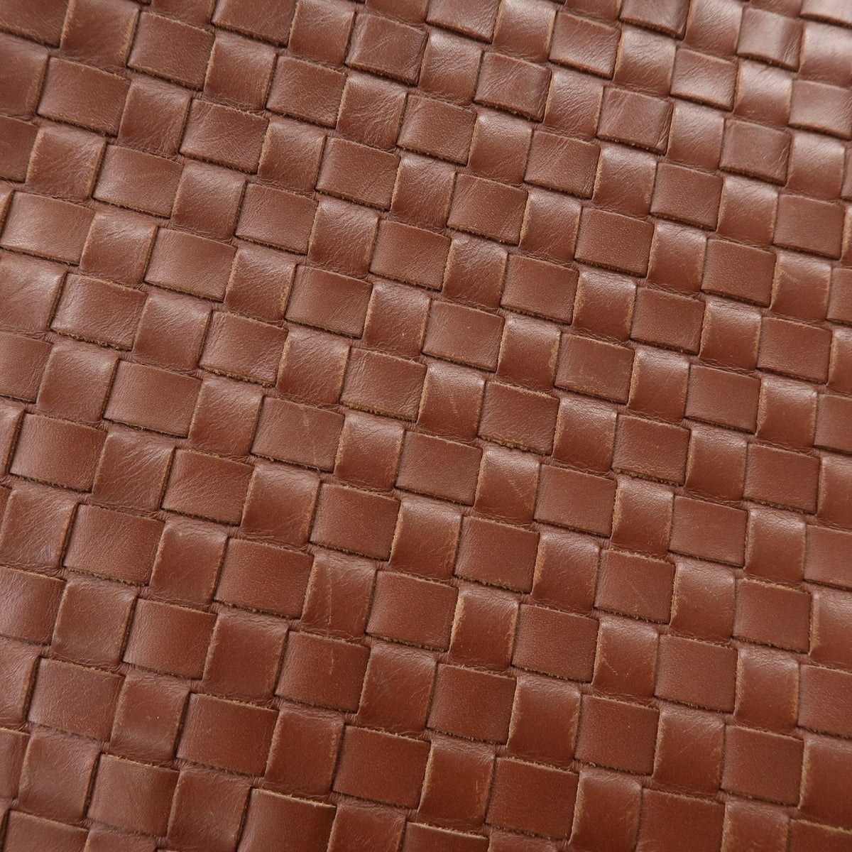 Bottega Veneta Flat Messenger Intrecciato Nappa, Brown, Leather, Handbag