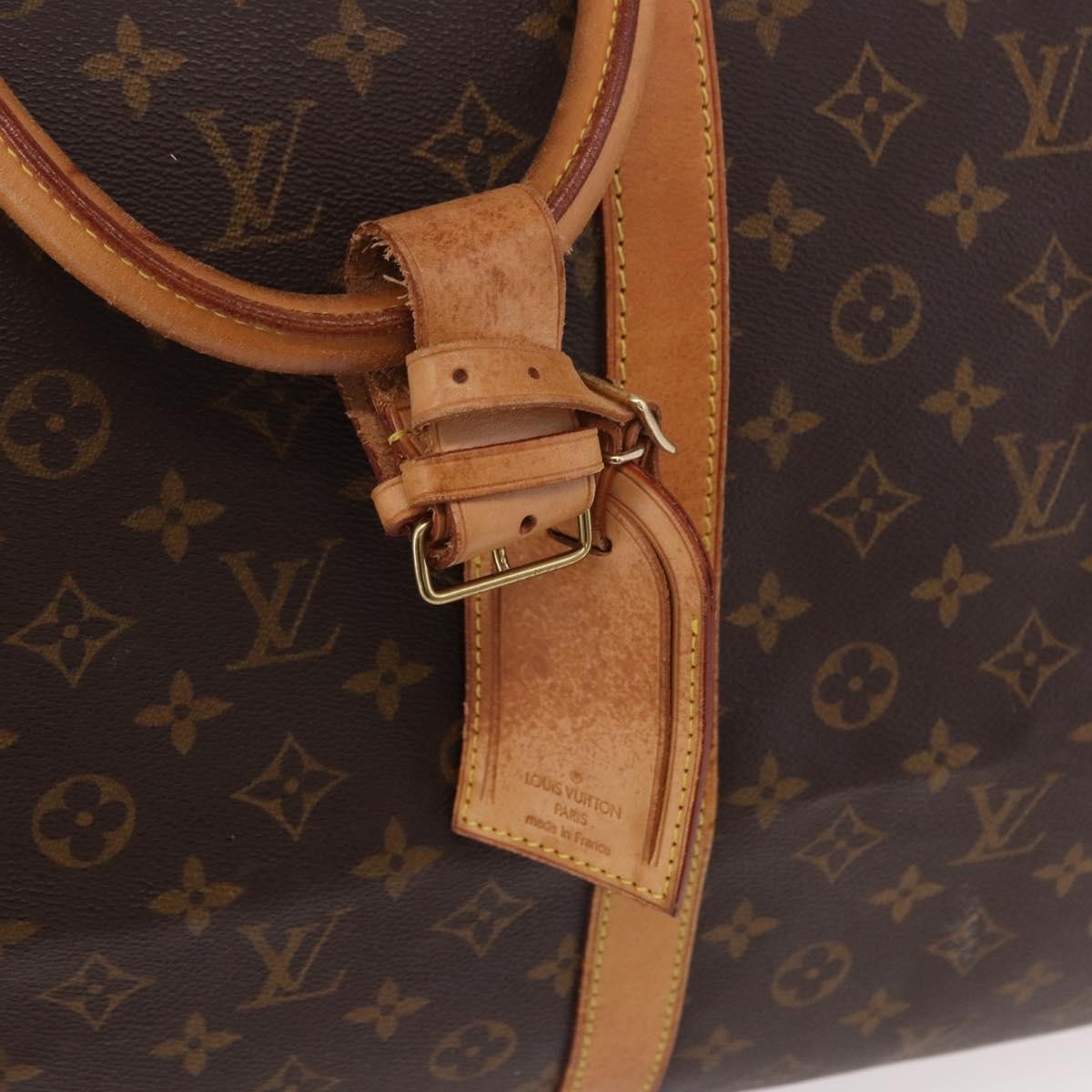 Louis Vuitton Keepall Monogram, Brown, Canvas, Travel Bag
