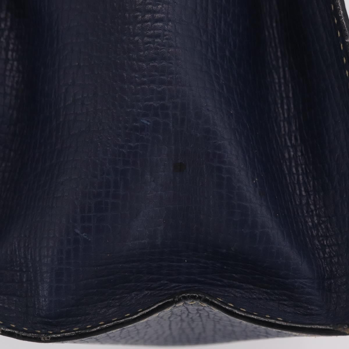 Loewe Tote Leather, Navy, Leather, Tote Bag
