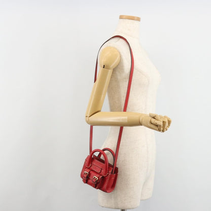 Chloe Edith Leather, Red, Leather, Clutch