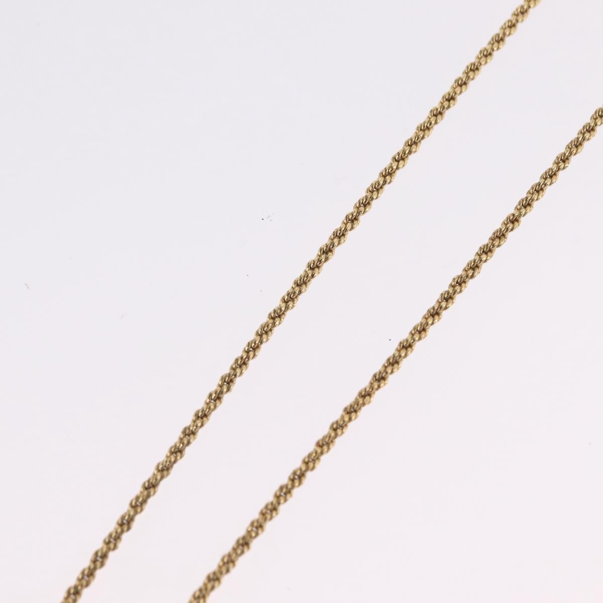 Christian Dior CD Pendant Metal and Crystals, Gold, Metal, Necklace