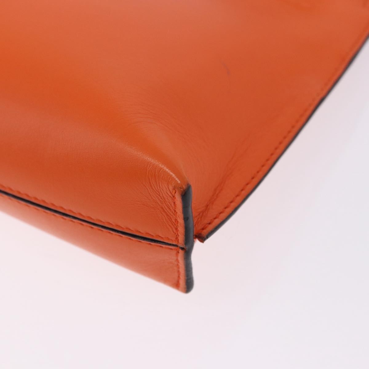 Loewe T Messenger Leather, Orange, Leather, Crossbody Bag