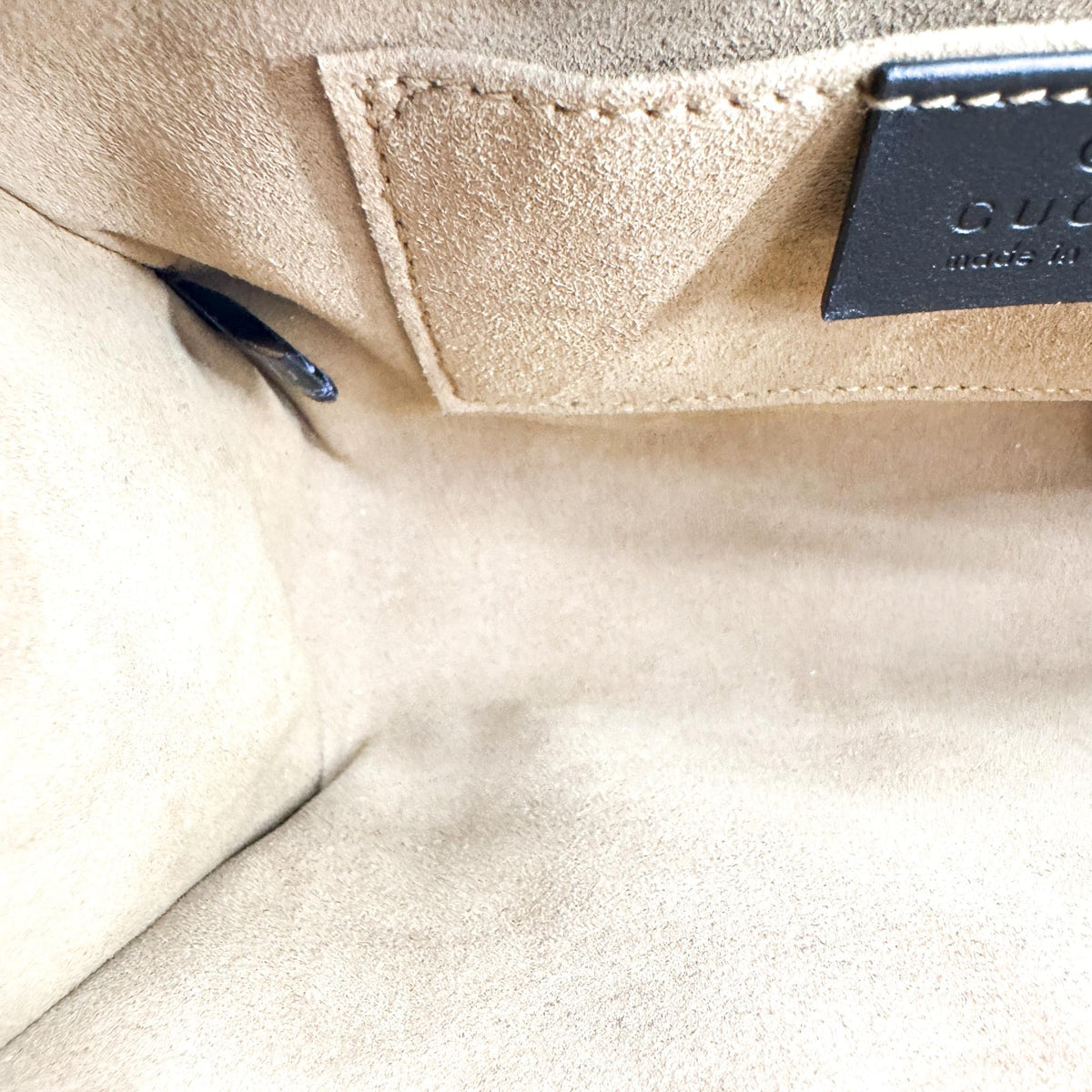 Gucci Padlock GG Coated Canvas and Leather, Brown, Canvas, Shoulder Bag
