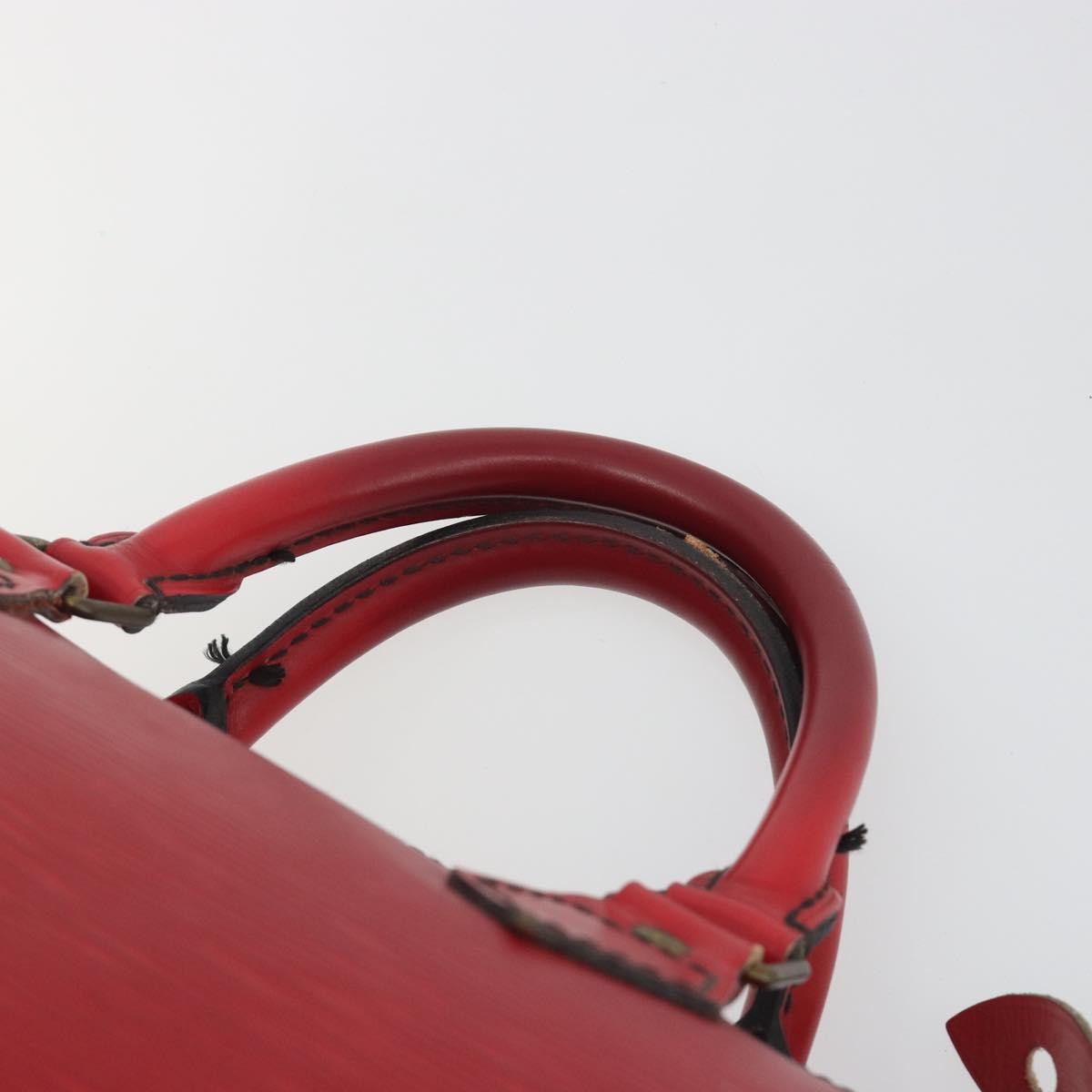Louis Vuitton Speedy Epi, Red, Leather, Handbag