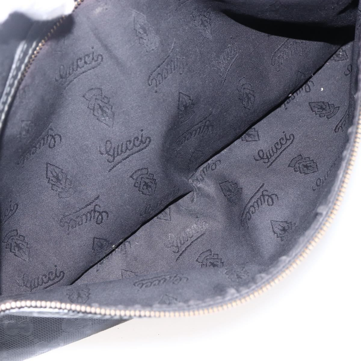 Gucci Zip Messenger GG Imprime, Black, Canvas, Handbag