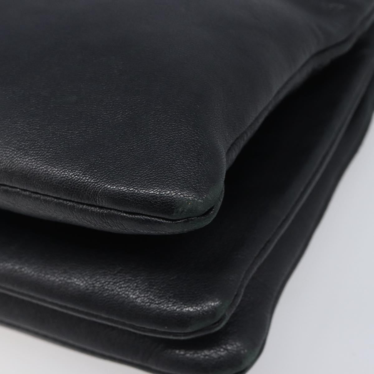 Celine Trio Leather, Black, Leather, Crossbody Bag