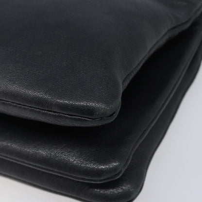 Celine Trio Leather, Black, Leather, Crossbody Bag