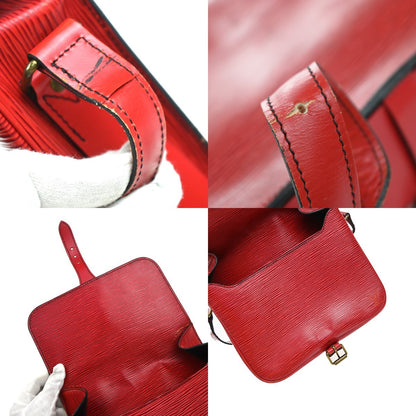 Louis Vuitton Cartouchiere Epi Leather, Red, Leather, Shoulder Bag