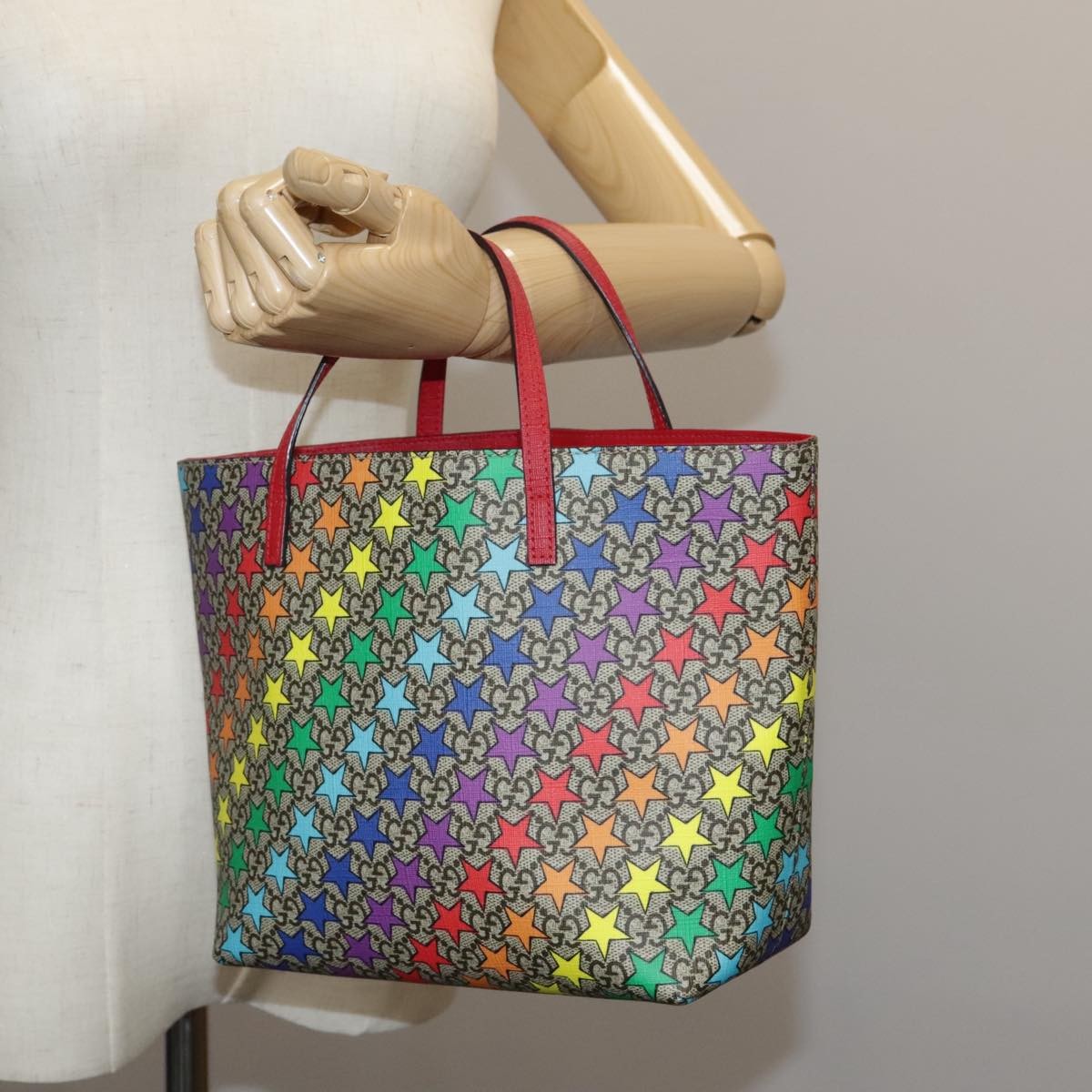 Gucci Children's Printed Coated Canvas, Multicolour, Canvas, Tote Bag