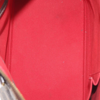 Louis Vuitton Alma Handbag Damier, BROWN, CANVAS, Handbag