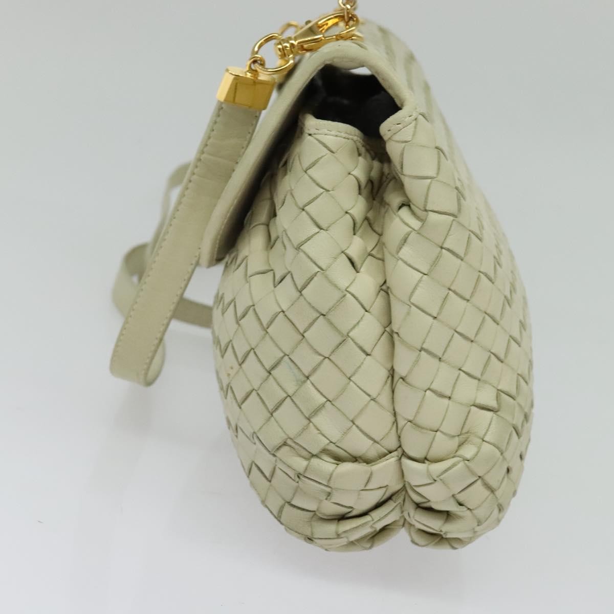 Bottega Veneta Intrecciato Handbag Intrecciato, White, Leather, Handbag