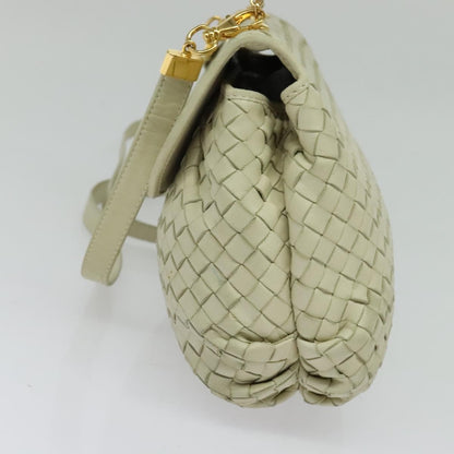 Bottega Veneta Intrecciato Handbag Intrecciato, White, Leather, Handbag
