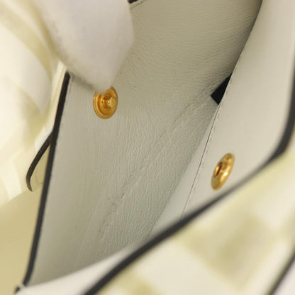 Fendi Kan I F Zucca PU, Clear, Canvas, Shoulder Bag